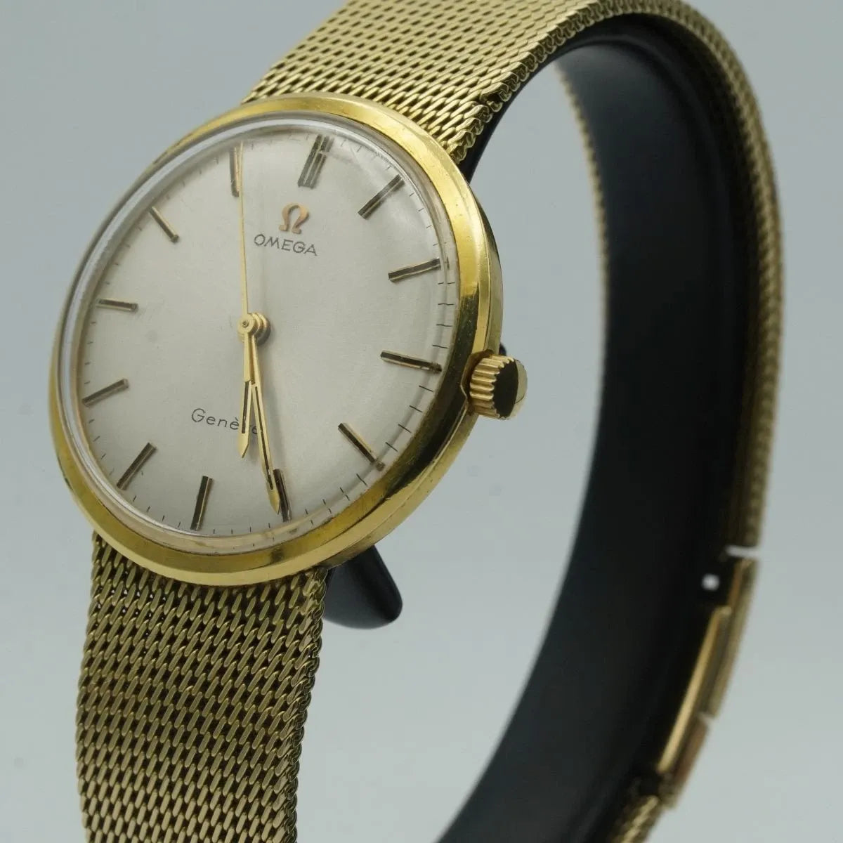 OMEGA Geneve Manual Wind Men's Watch 35MM 14K 585 Yellow Gold OM388 66 Gr