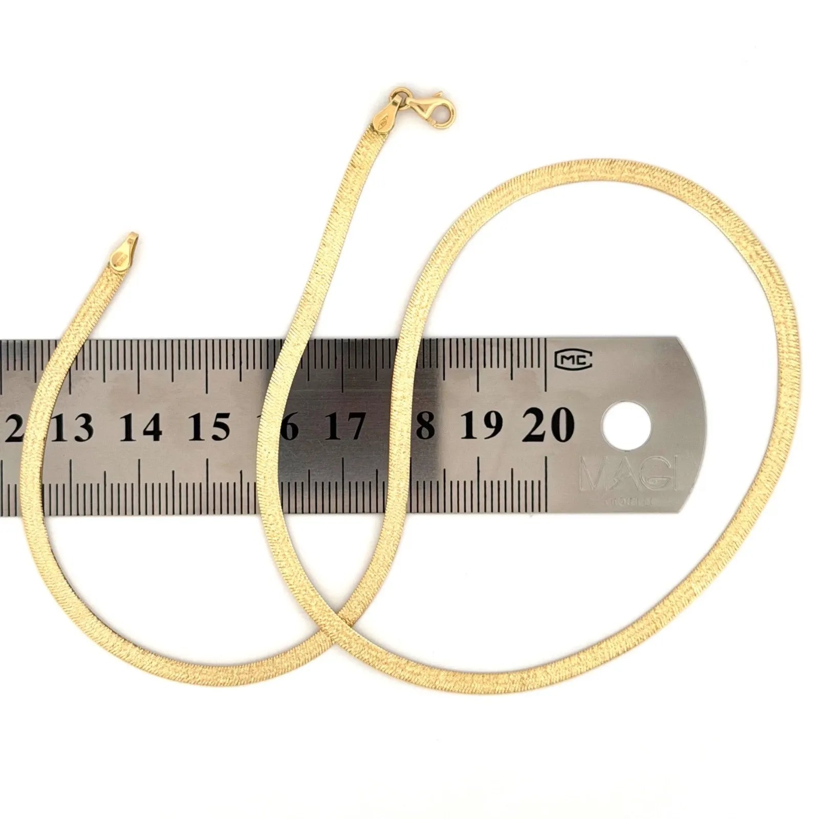 18k 750 Gold Necklace | Gold Necklace | 45 cm | Made in Italy