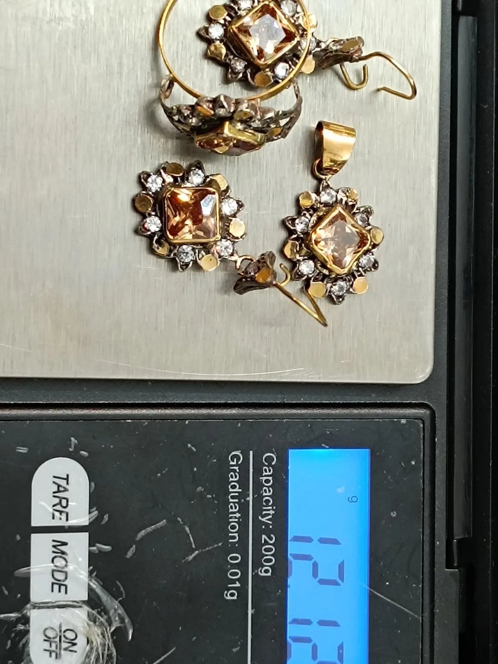 18K Gold and Silver Set