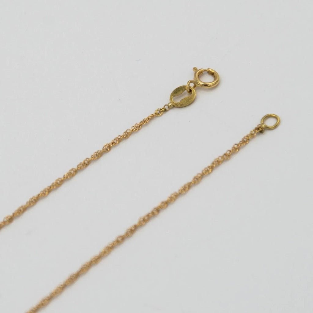 Women's necklace in 18K yellow gold 750 / 18K gold necklace E.2121