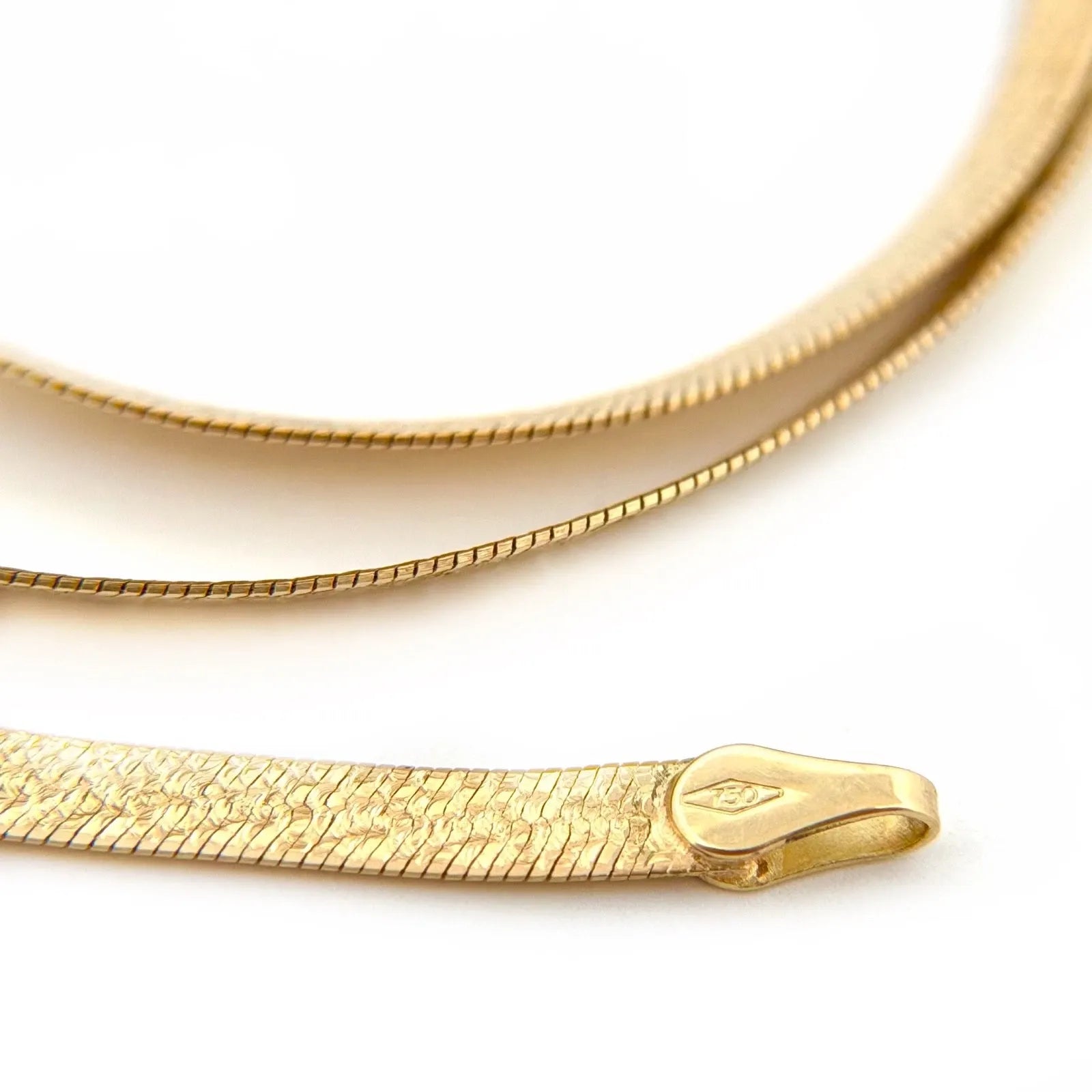 18k 750 Gold Necklace | Gold Necklace | 45 cm | Made in Italy