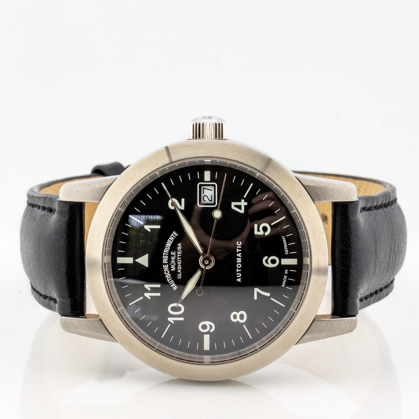 Mühle Glashütte Sport M12 Ref. M1-26-10 Automatic Steel 38mm Sapphire Watch