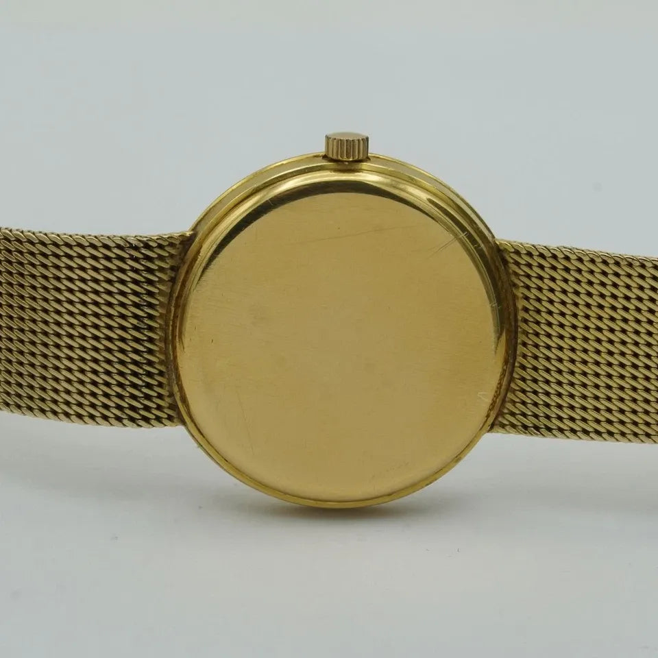 OMEGA Geneve Manual Wind Men's Watch 35MM 14K 585 Yellow Gold OM388 66 Gr