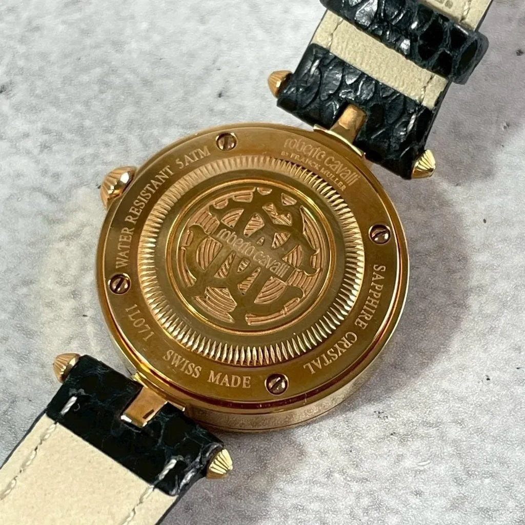 Roberto Cavalli by Franck Muller Women's Watch 1L071 Black Gold Limited Edition-
