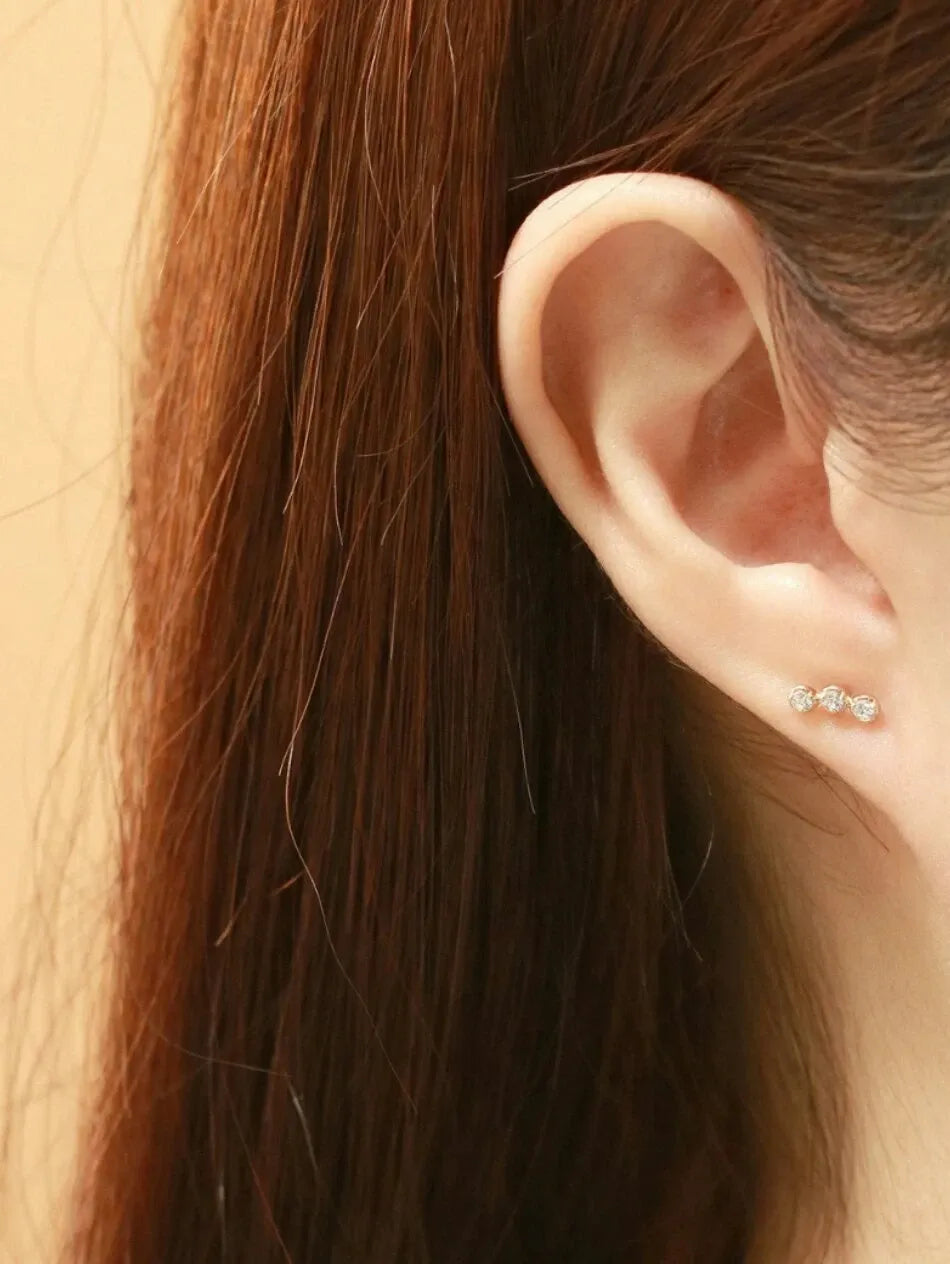 14K Gold Diamond Crawler Earring Nose/Ear Expensive