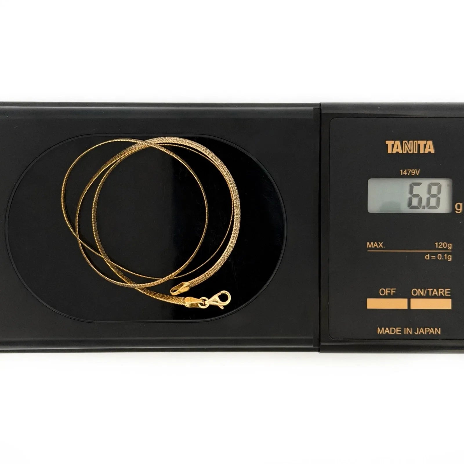 18k 750 Gold Necklace | Gold Necklace | 45 cm | Made in Italy