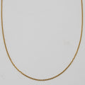Women's necklace in 18K yellow gold 750 round neck 18K yellow gold necklace A.91