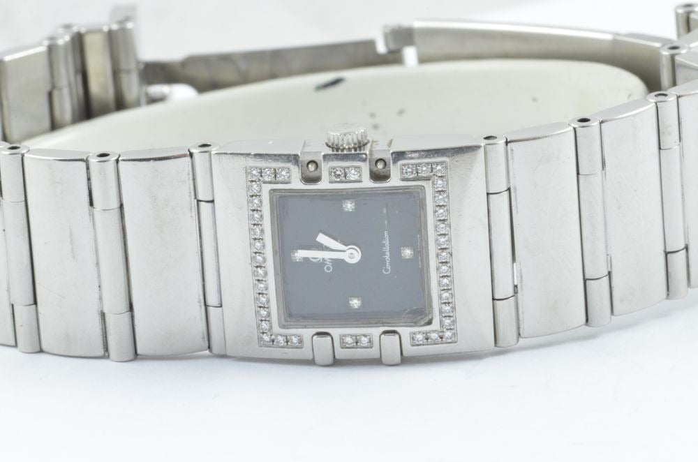Omega Constellation Women's Watch 25MM Vintage With Crystals Bezel Rare