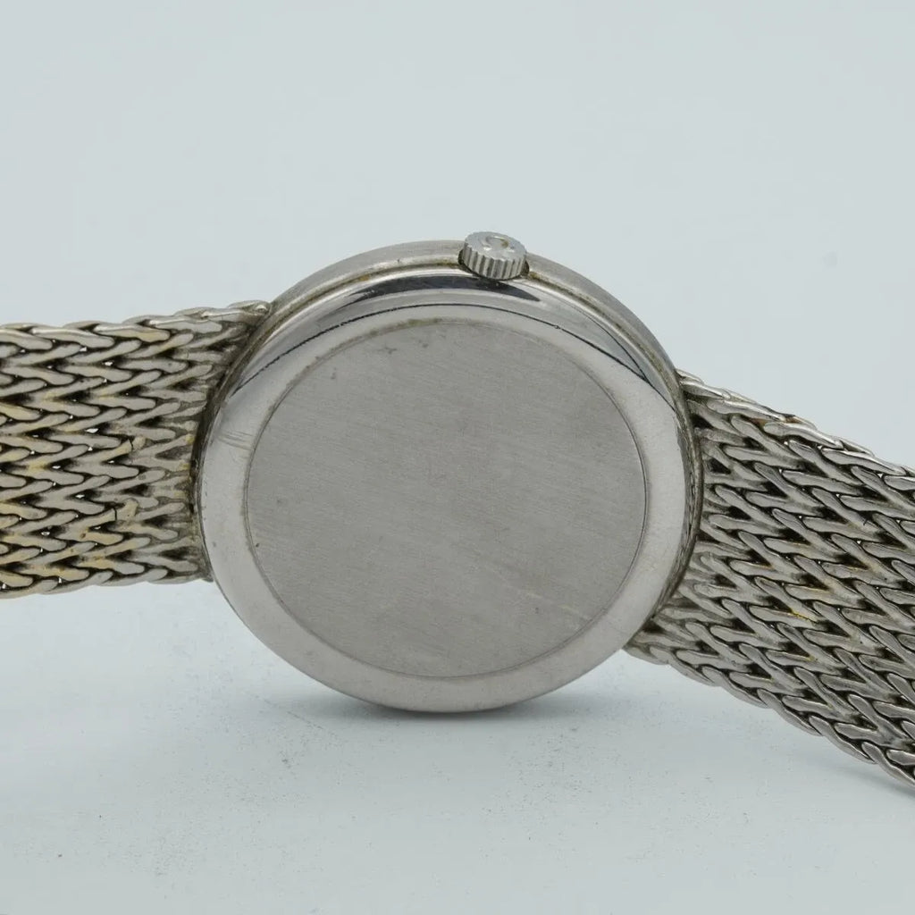 OMEGA De Ville Manual Winding Men's Watch 35MM 18K 750 White Gold 7271098