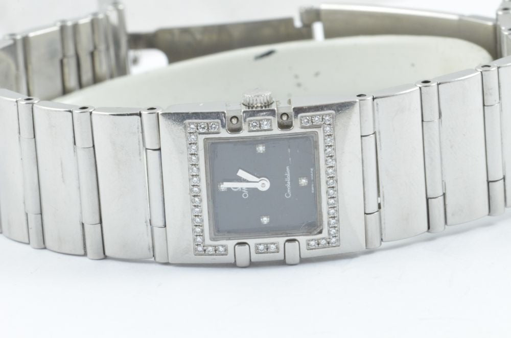 Omega Constellation Women's Watch 25MM Vintage With Crystals Bezel Rare