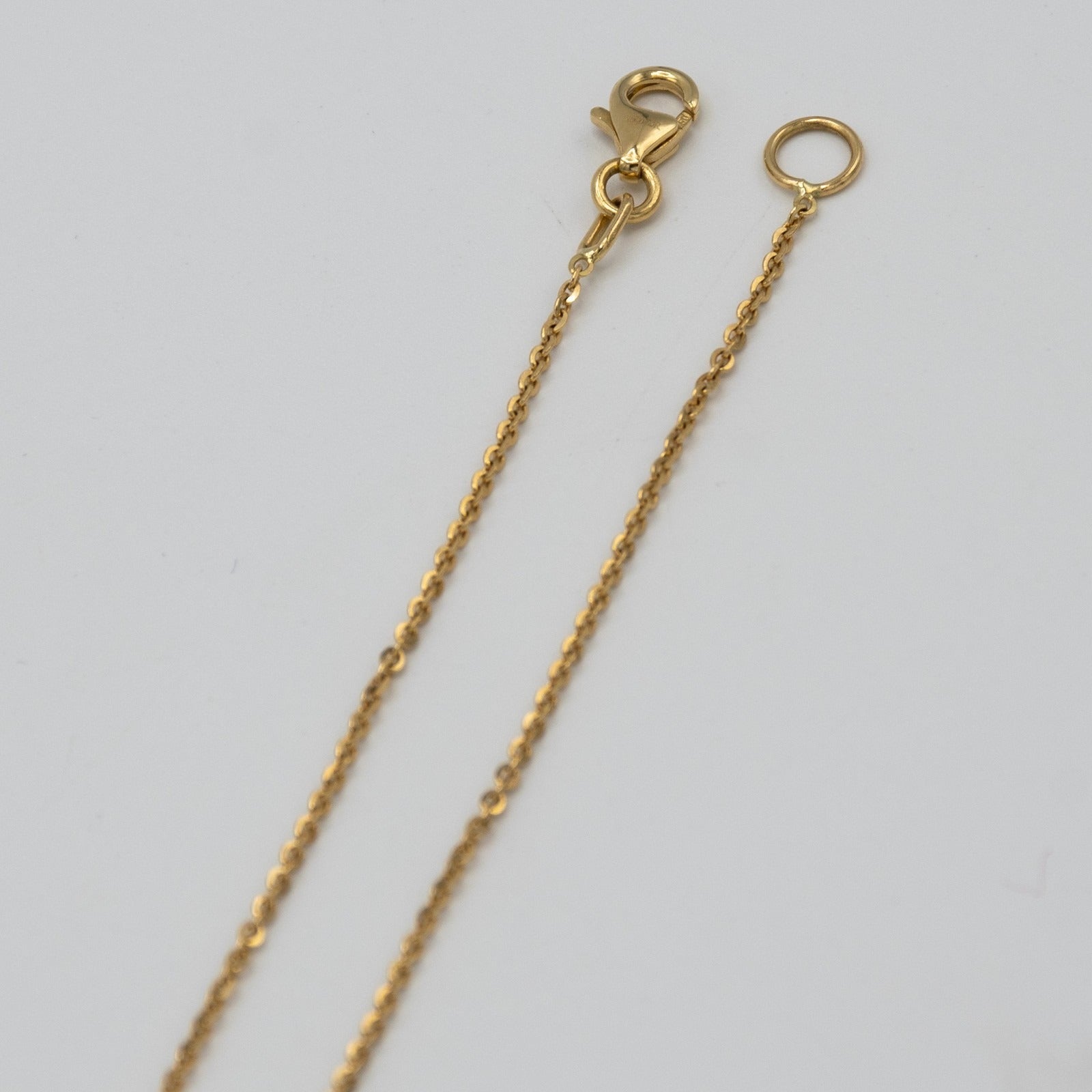 Women's necklace in 18K yellow gold 750 round neck 18K yellow gold necklace A.91