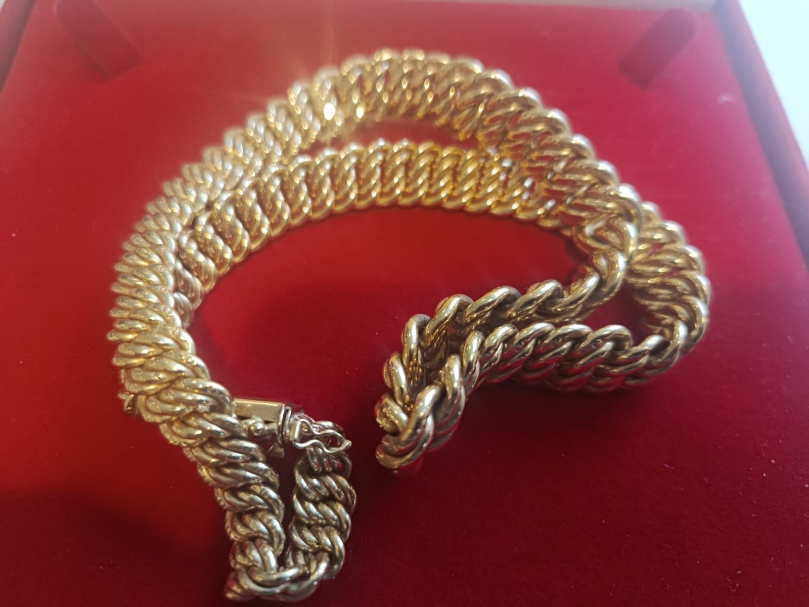 18K gold necklace 750