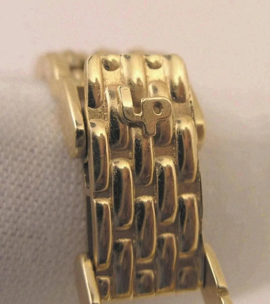 Ultra Rare Women's Lucien Piccard Mother-of-Pearl 14K Gold Diamond Watch with Box+