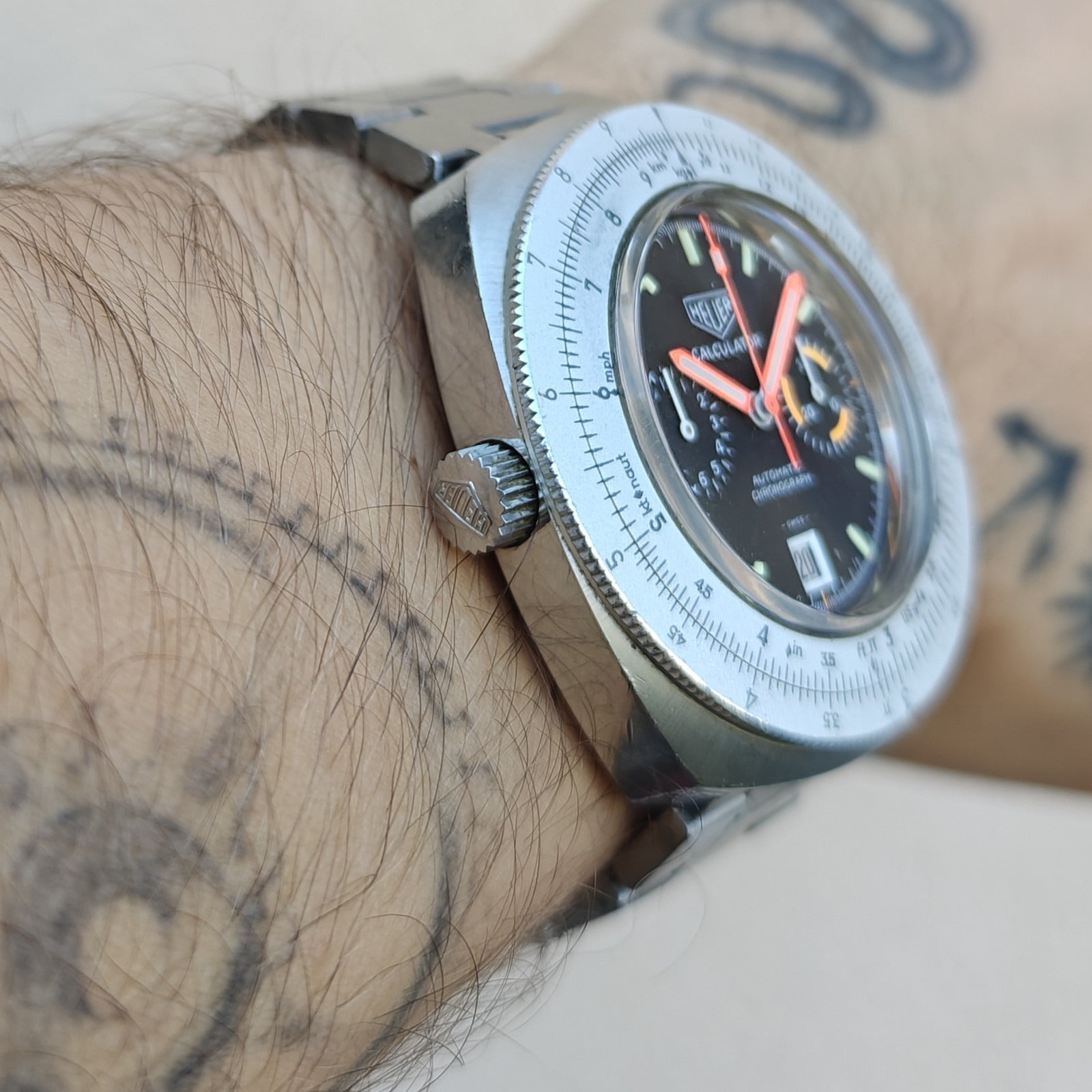 Heuer Calculator 110.633 Caliber 12