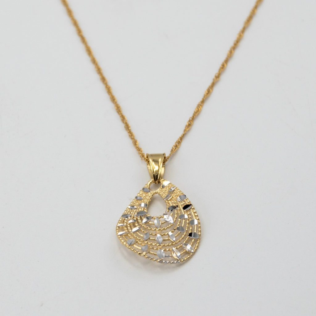 Women's necklace in 18K yellow gold 750 / 18K gold necklace E.2121