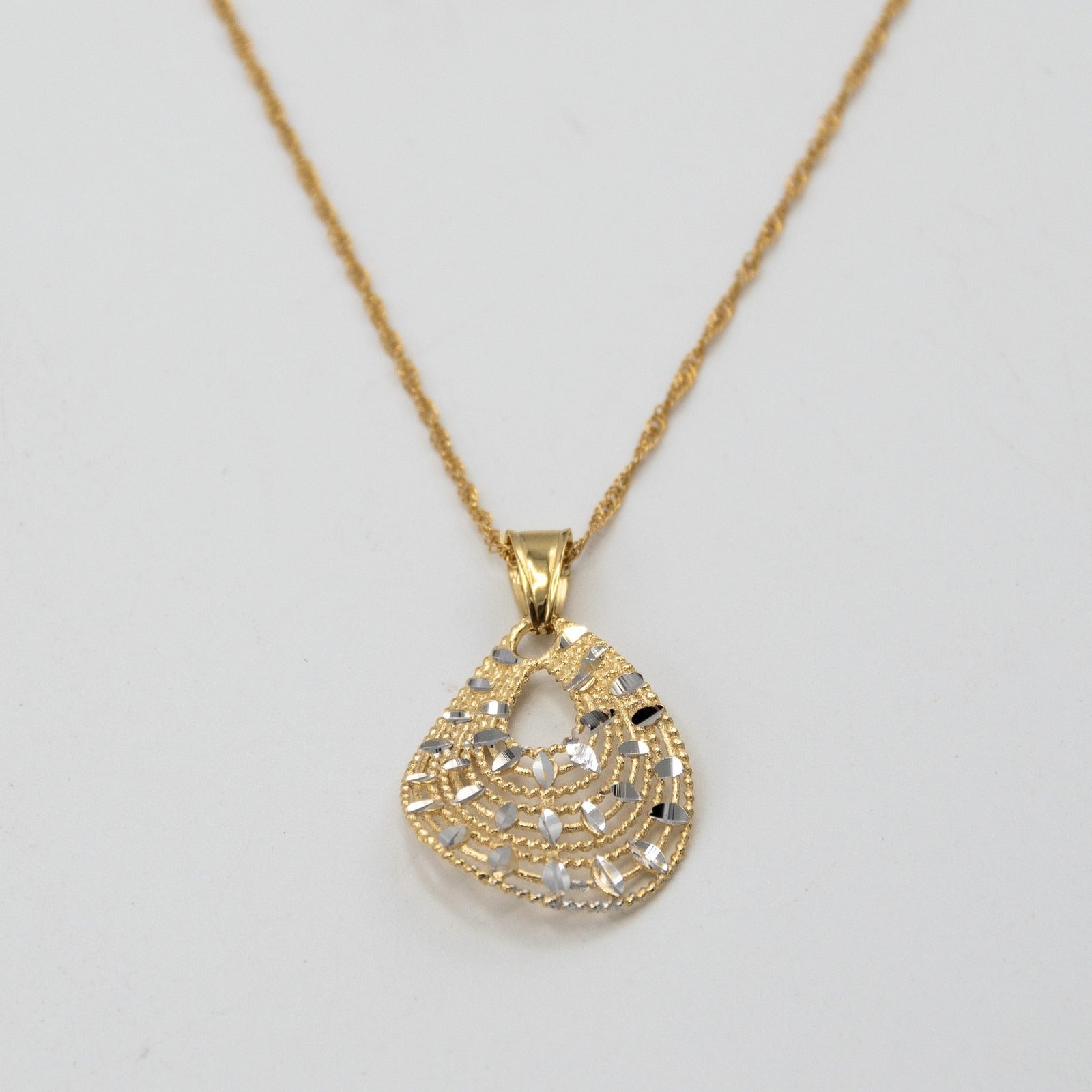 Women's necklace in 18K yellow gold 750 / 18K gold necklace E.2121
