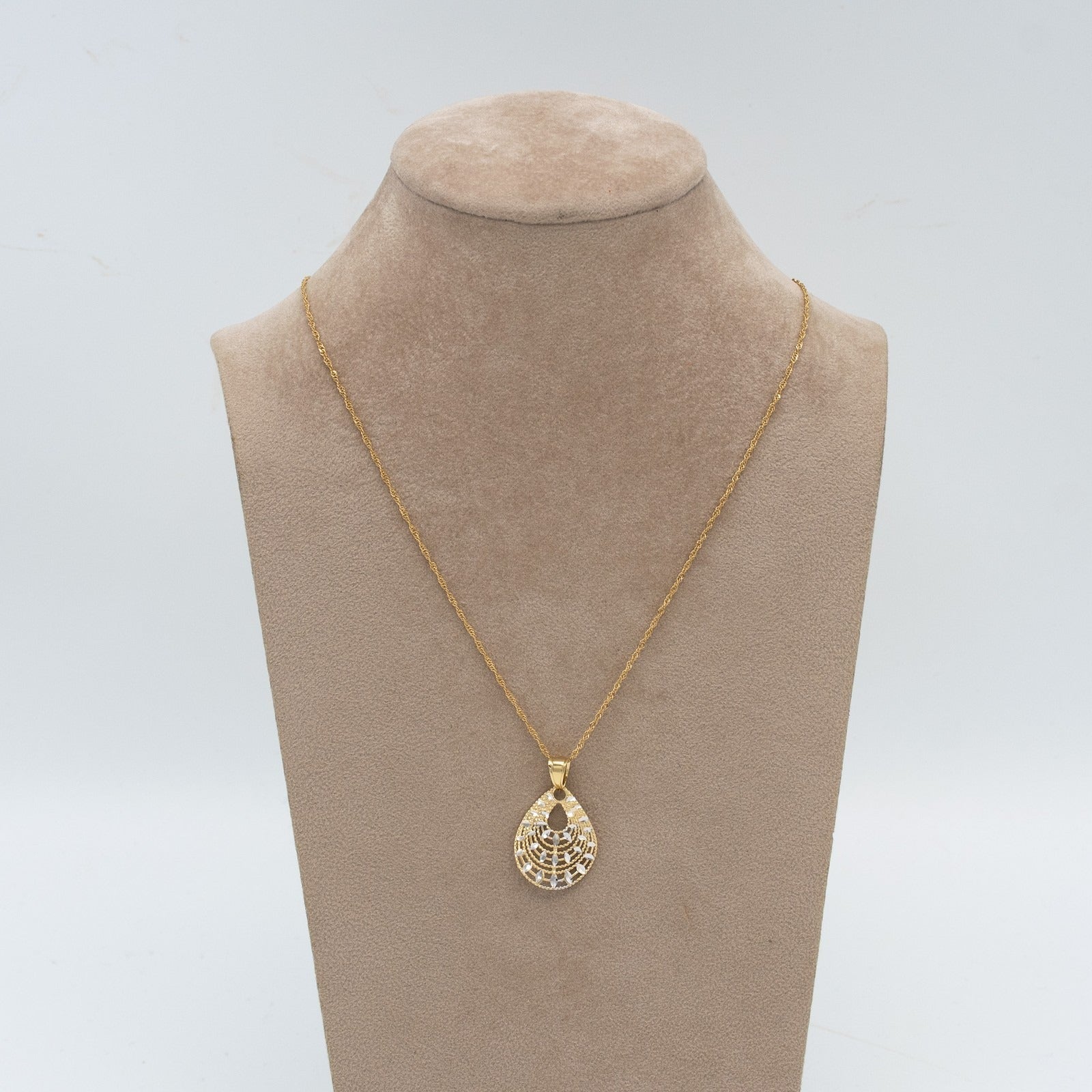Women's necklace in 18K yellow gold 750 / 18K gold necklace E.2121