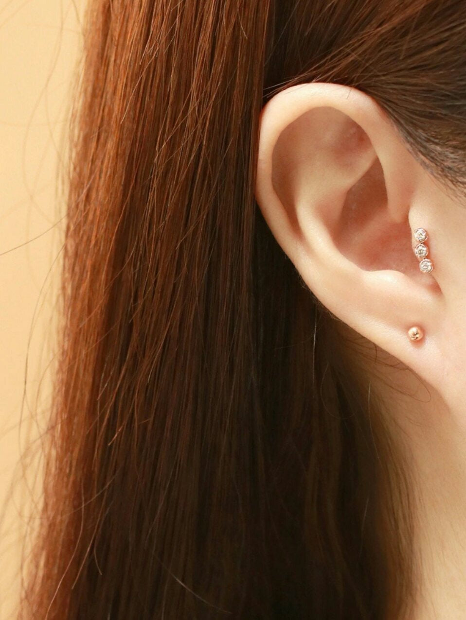 14K Gold Diamond Crawler Earring Nose/Ear Expensive