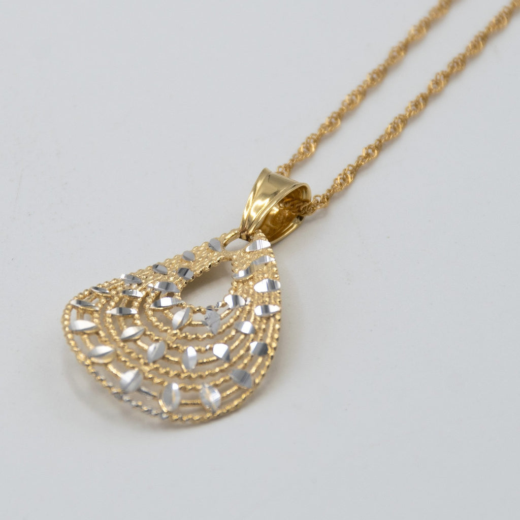Women's necklace in 18K yellow gold 750 / 18K gold necklace E.2121