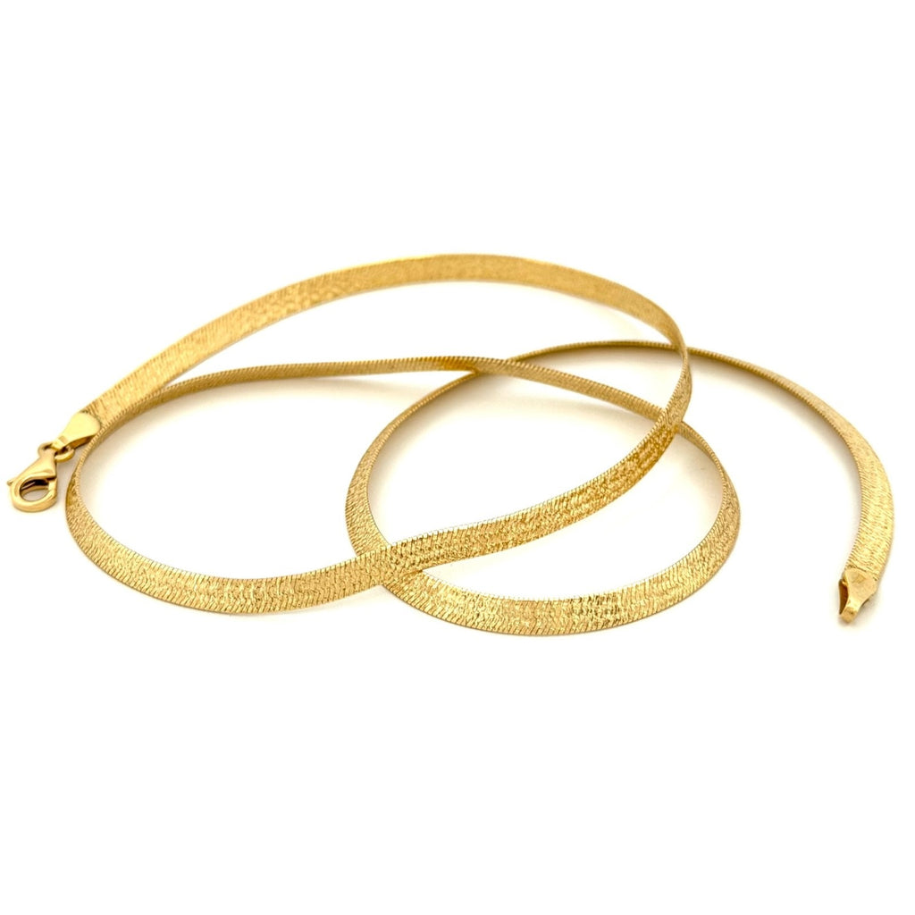 18k 750 Gold Necklace | Gold Necklace | 45 cm | Made in Italy