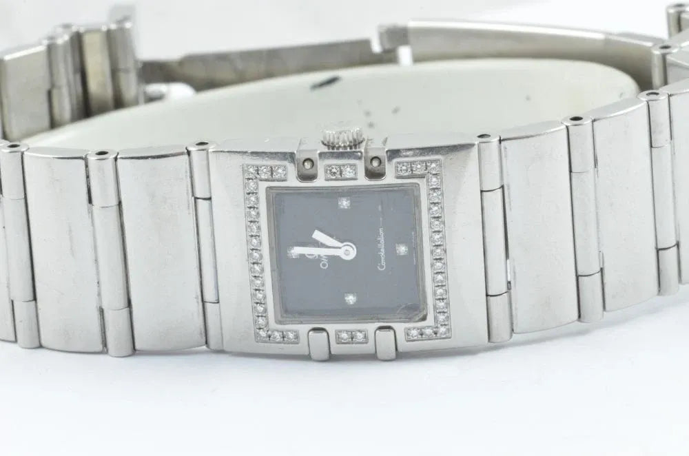 Omega Constellation Women's Watch 25MM Vintage With Crystals Bezel Rare
