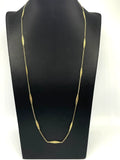 Women's Vintage 1940s Solid 18K Gold Necklace Made in Italy