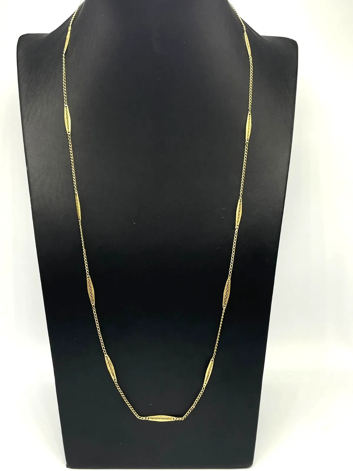 Women's Vintage 1940s Solid 18K Gold Necklace Made in Italy