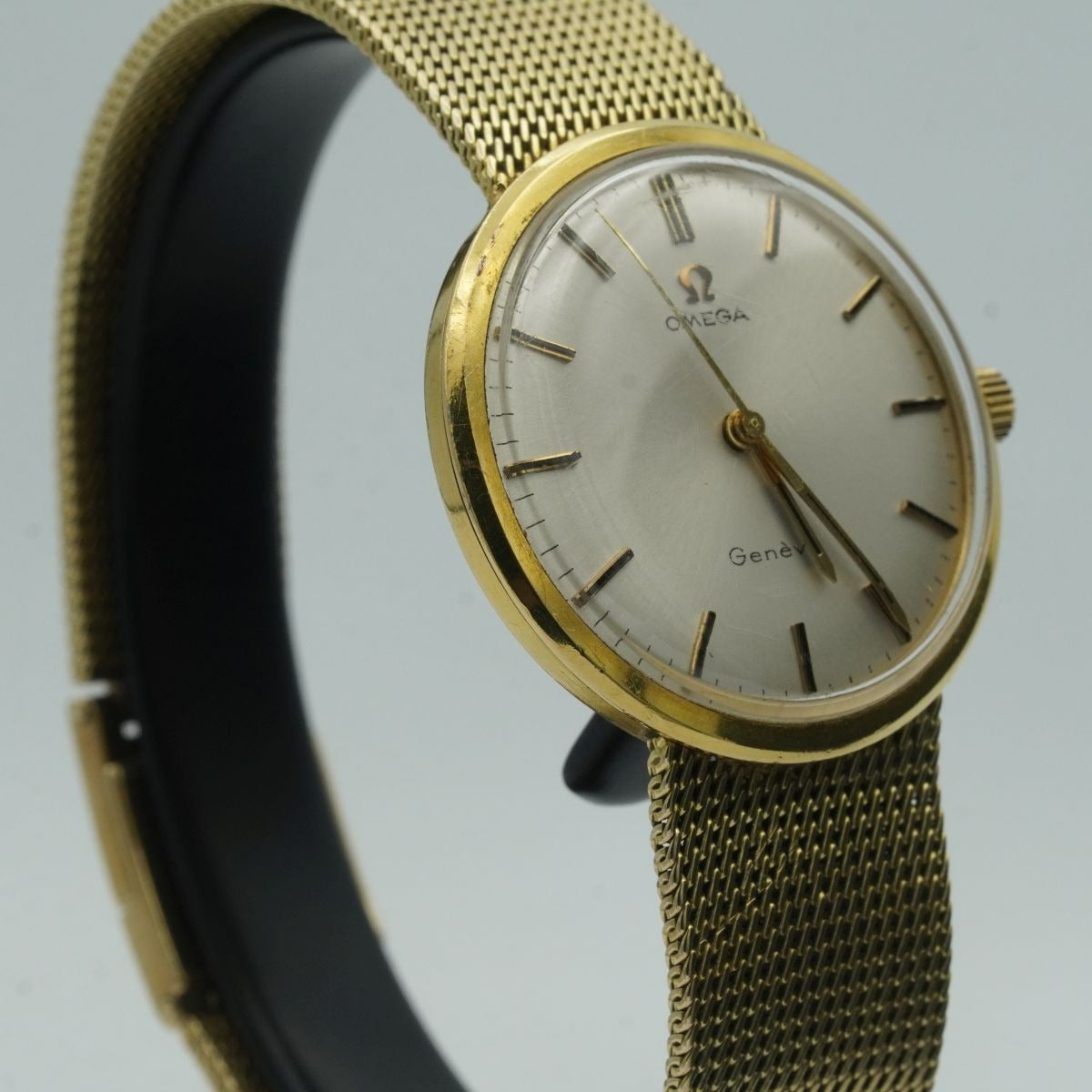 OMEGA Geneve Manual Wind Men's Watch 35MM 14K 585 Yellow Gold OM388 66 Gr