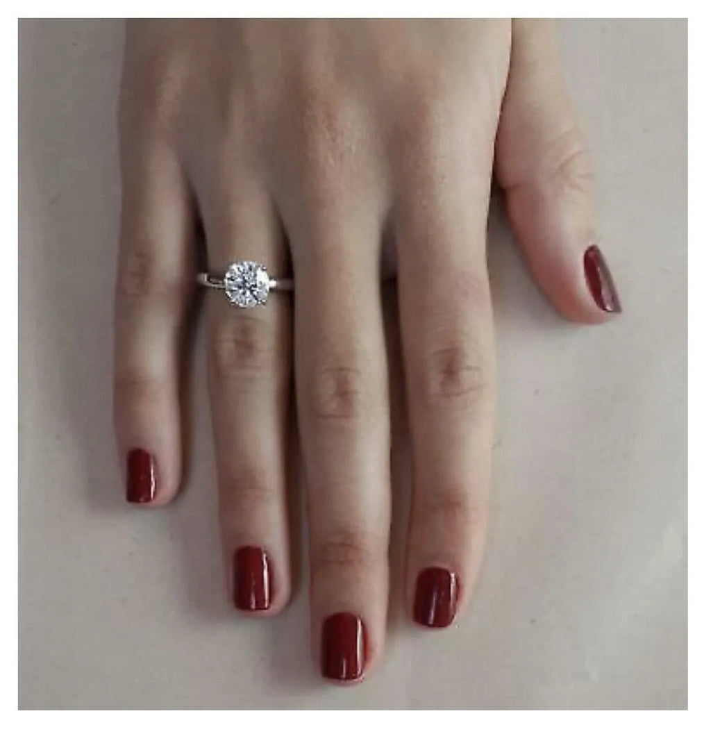 "DREAM" XL SOLITAIRE DIAMOND RING 18K WHITE GOLD 0.80CT GVS1 €5190 AUTHENTIC