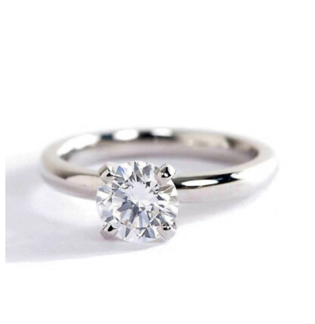 "DREAM" XL SOLITAIRE DIAMOND RING 18K WHITE GOLD 0.80CT GVS1 €5190 AUTHENTIC