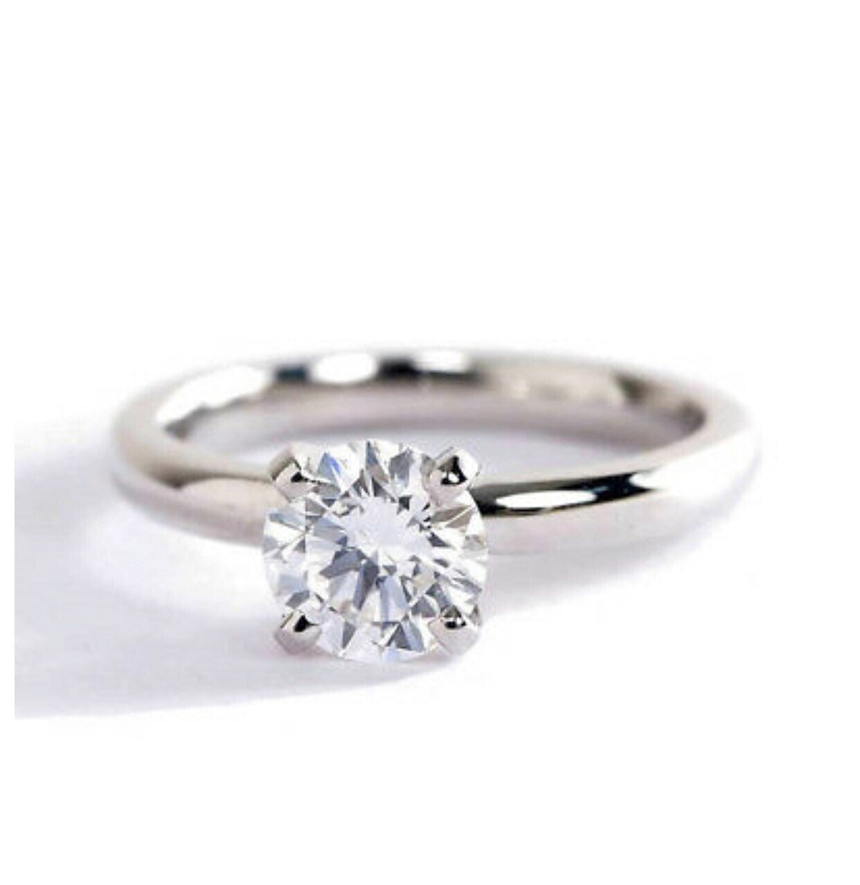 "DREAM" XL SOLITAIRE DIAMOND RING 18K WHITE GOLD 0.80CT GVS1 €5190 AUTHENTIC