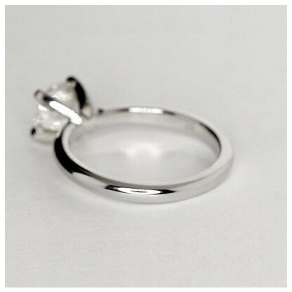"DREAM" XL SOLITAIRE DIAMOND RING 18K WHITE GOLD 0.80CT GVS1 €5190 AUTHENTIC