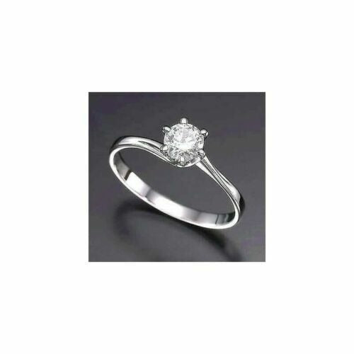 "DREAM" XL SOLITAIRE DIAMOND RING 18K WHITE GOLD 0.80CT GVS1 €5190 AUTHENTIC