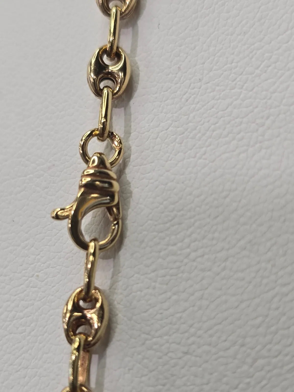 750/1000 (18K) yellow gold coffee bean chain