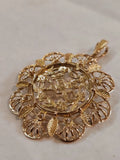 Antique 18K yellow gold pendant