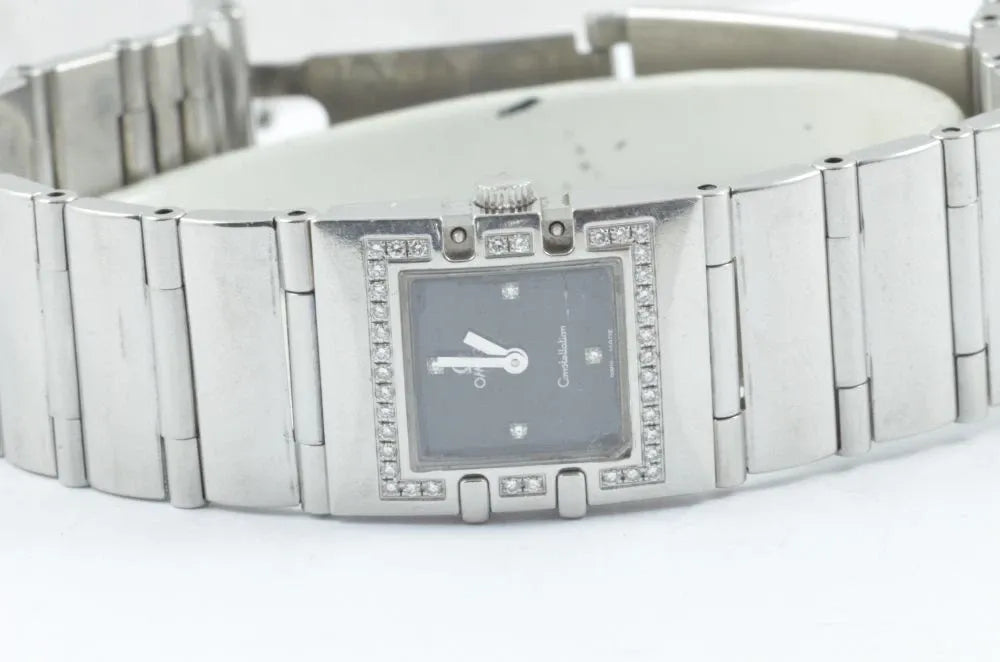 Omega Constellation Women's Watch 25MM Vintage With Crystals Bezel Rare