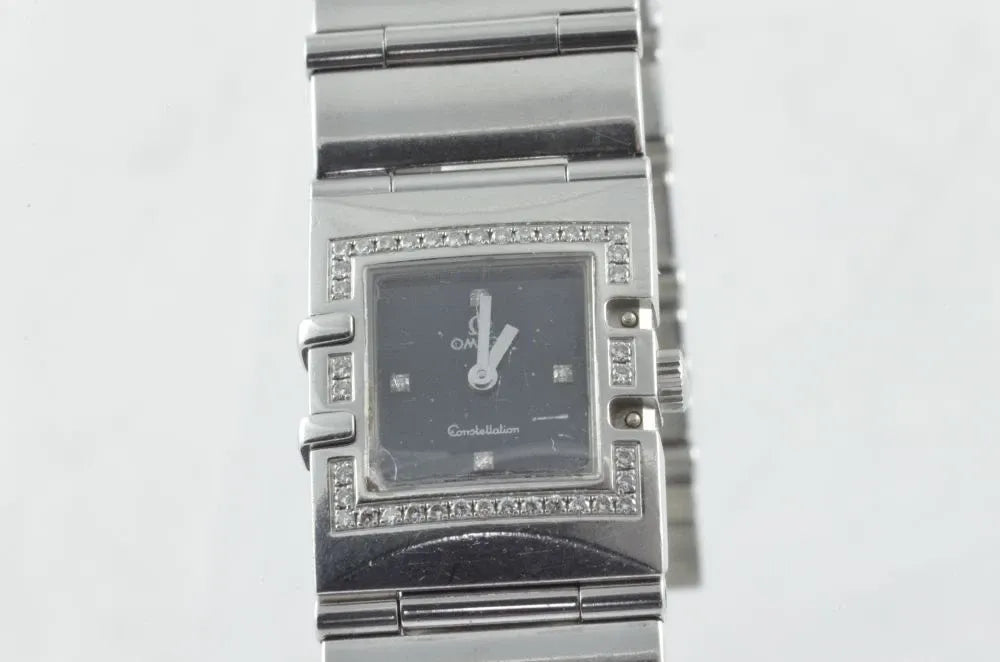 Omega Constellation Women's Watch 25MM Vintage With Crystals Bezel Rare