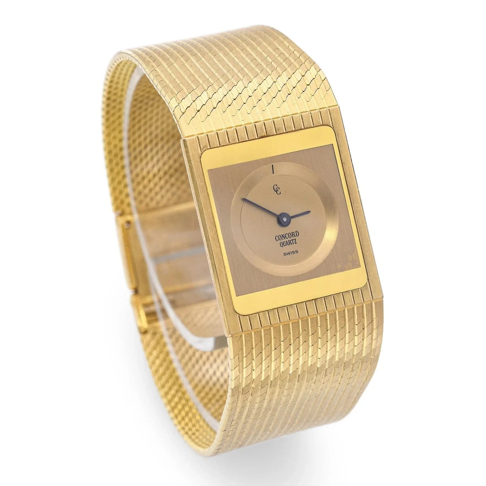 Women's Concord Delirium Scarface 18K Yellow Gold Quartz Ultra-Thin Watch