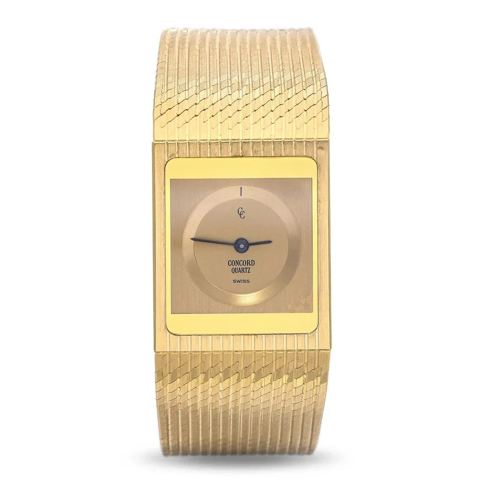 Women's Concord Delirium Scarface 18K Yellow Gold Quartz Ultra-Thin Watch