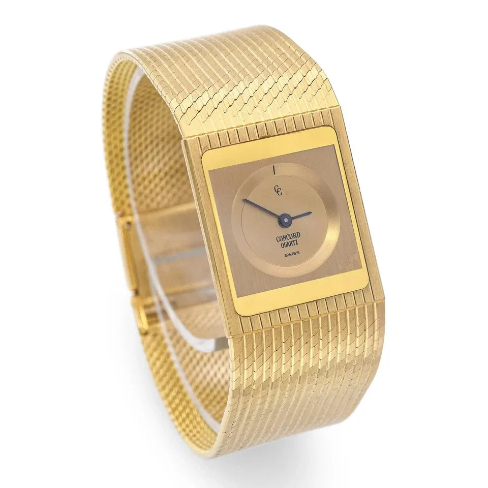 Women's Concord Delirium Scarface 18K Yellow Gold Quartz Ultra-Thin Watch