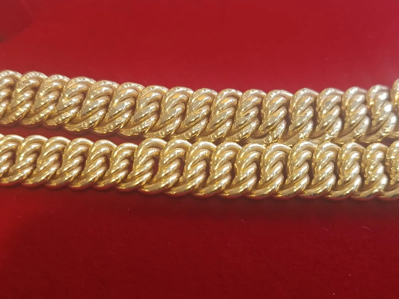 18K gold necklace 750
