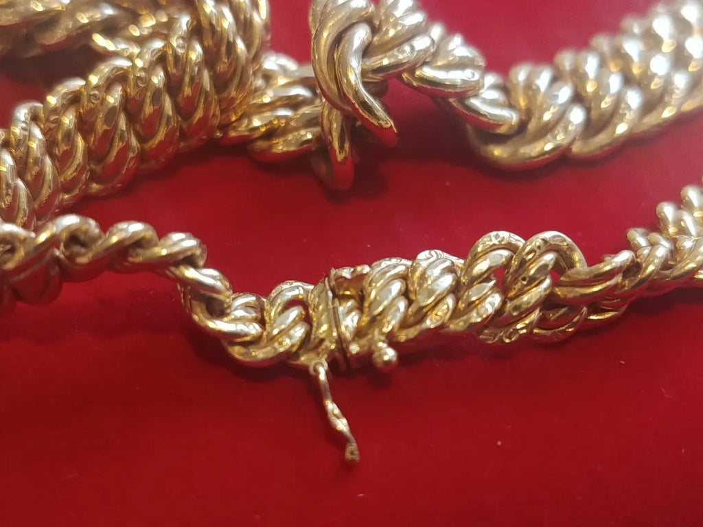18K gold necklace 750