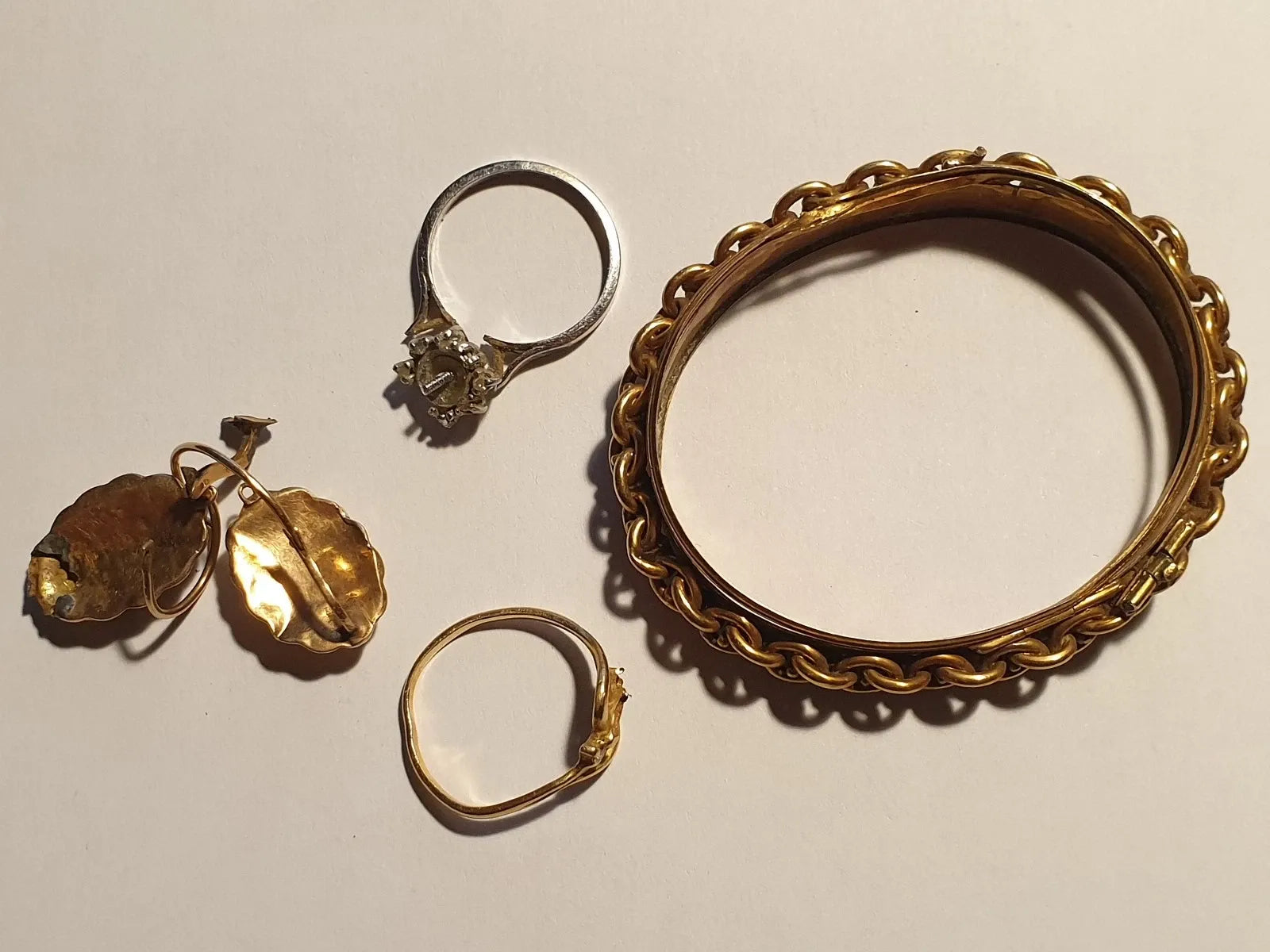 18k Gold - Carats - Yellow and white - 18.75 grams