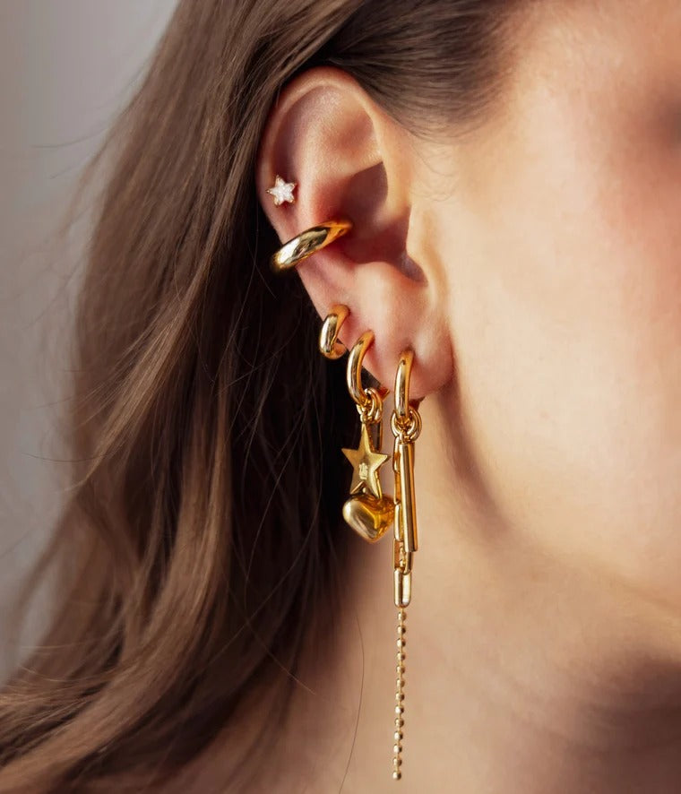 Gold-plated and diamond Piercing Tenerife