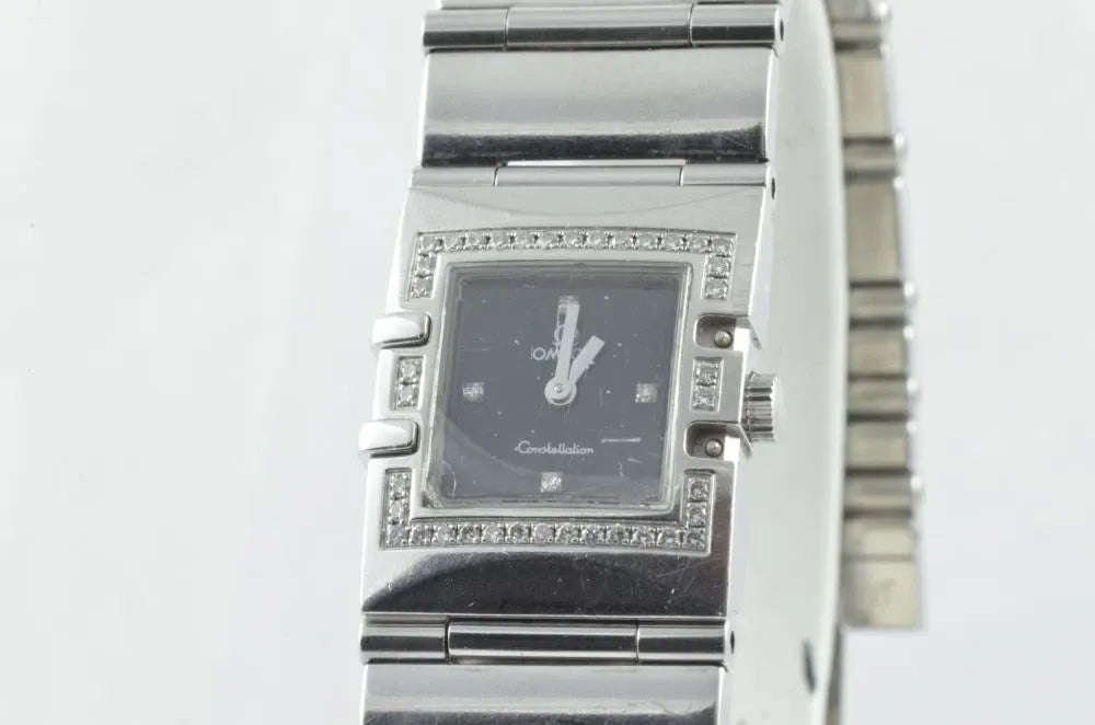 Omega Constellation Women's Watch 25MM Vintage With Crystals Bezel Rare