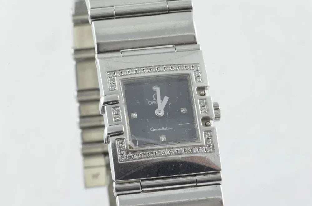 Omega Constellation Women's Watch 25MM Vintage With Crystals Bezel Rare