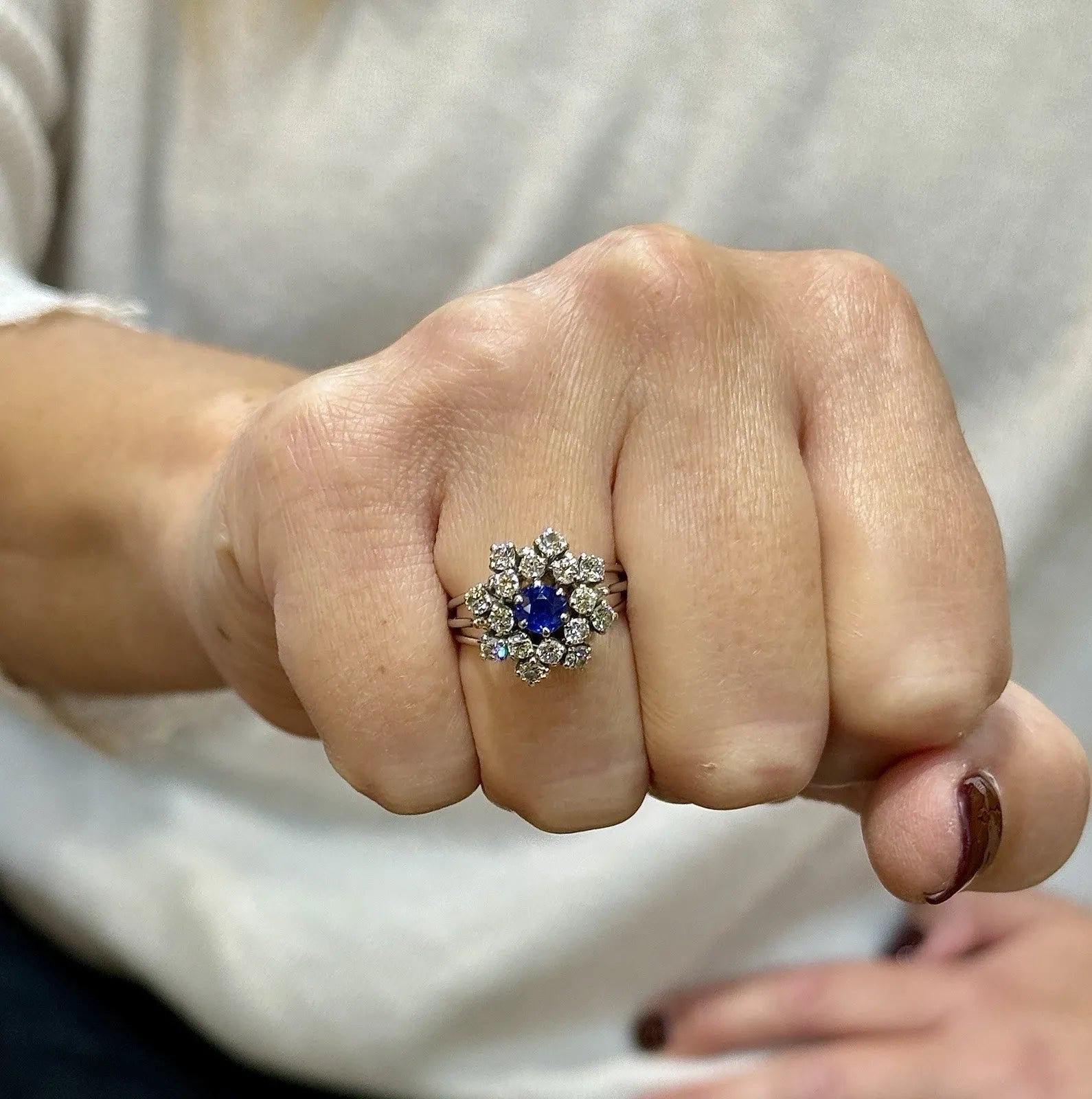 Antique 18K gold ring
