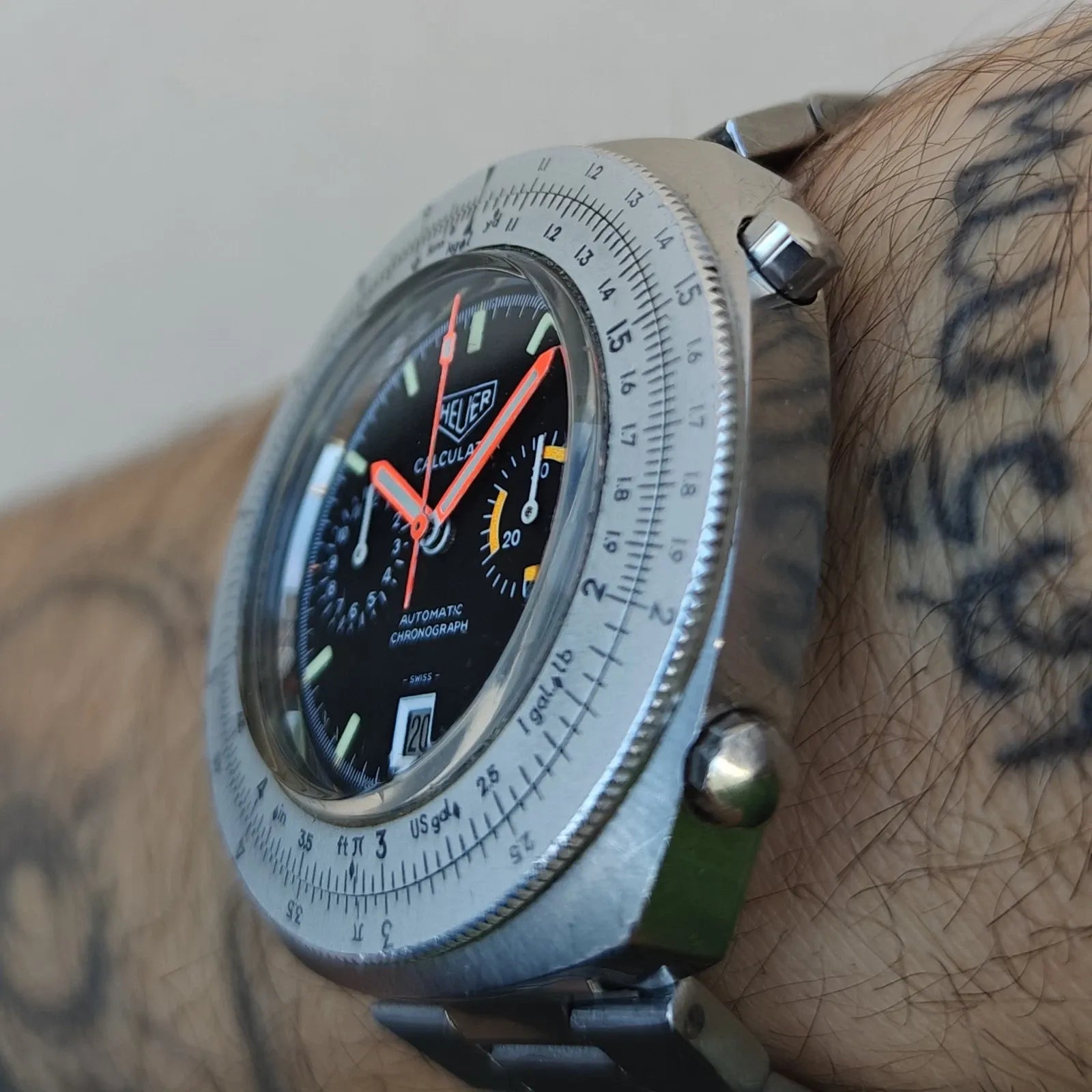 Heuer Calculator 110.633 Caliber 12